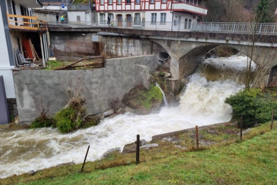 Biglebach und Chise: Der Pegel steigt